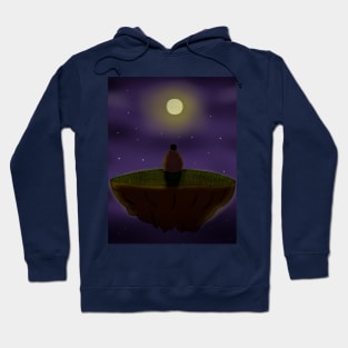 Sad man on Sky Island Hoodie